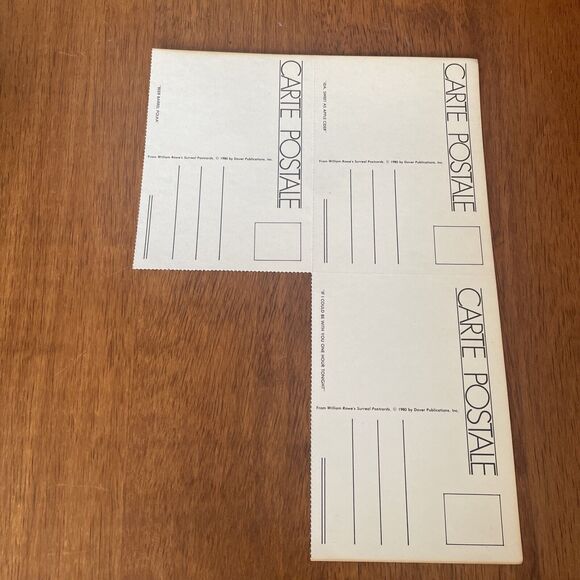 1980 Postcard William Rowe Surreal Botanical Fruit 3 in Lot - Picture 5 of 8